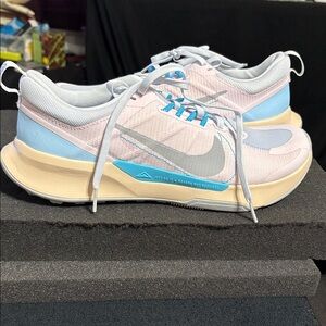 Nike Women's Juniper Trail Pastel Blue and Pink Sneakers